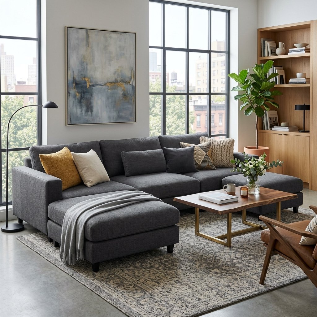 Modular Sofa - Charcoal